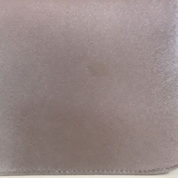 ELAN FORMAL RHINESTONE VINTAGE SILVER SATIN MINI BAG PURSE CHAIN WEDDING PARTY - Picture 5 of 8